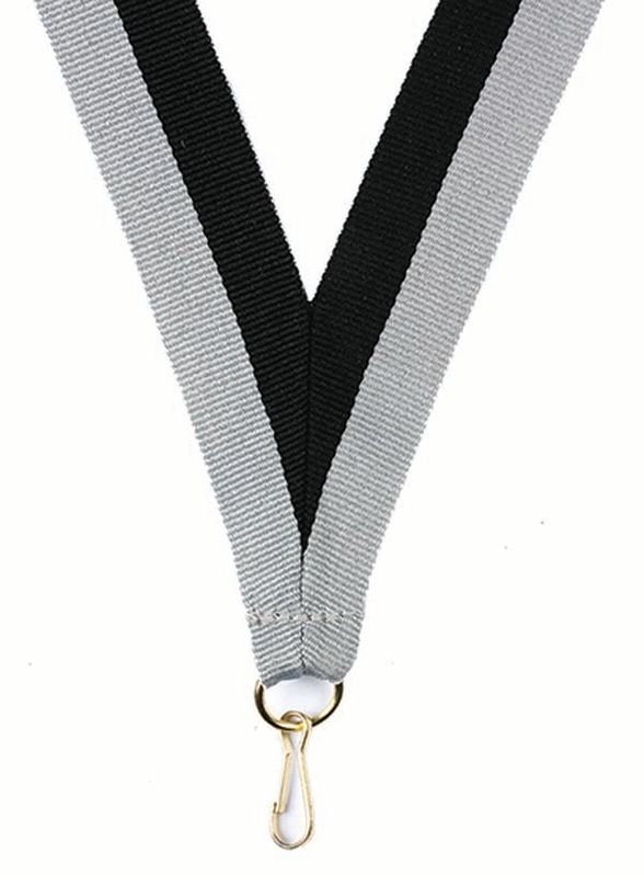 Grey Black Ribbon