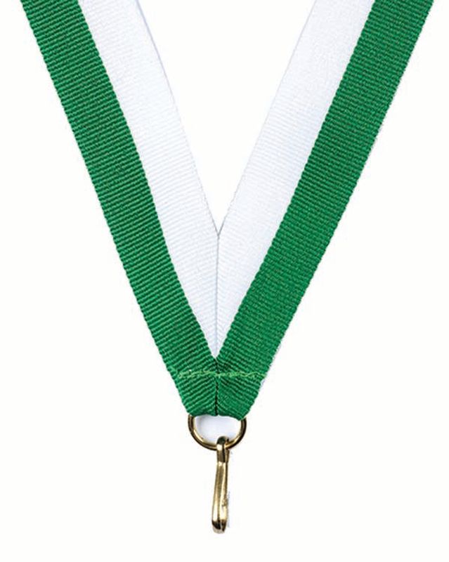 Green White Ribbon