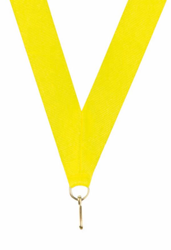 Fluoro Neon Yellow Ribbon