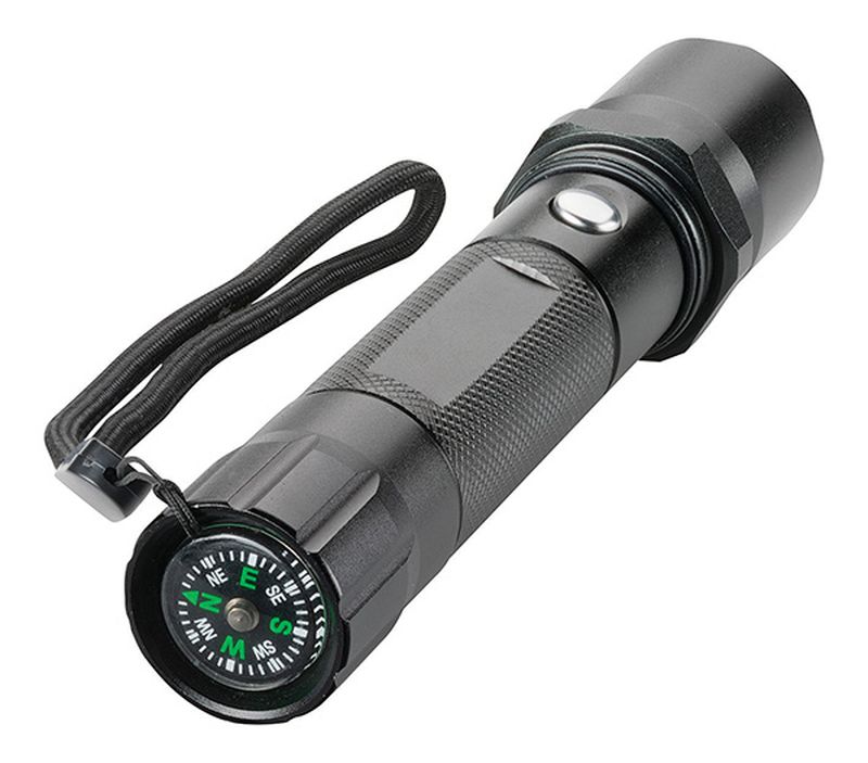 Aluminium torch with compass Torches Promotional Gift 150mm