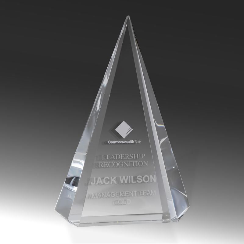 Triangle Crystal Award 180mm