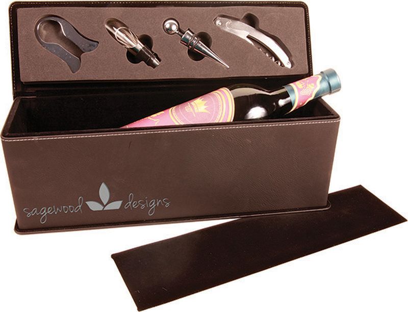 Laserable Wine Box with Tools Drinkware 105mm