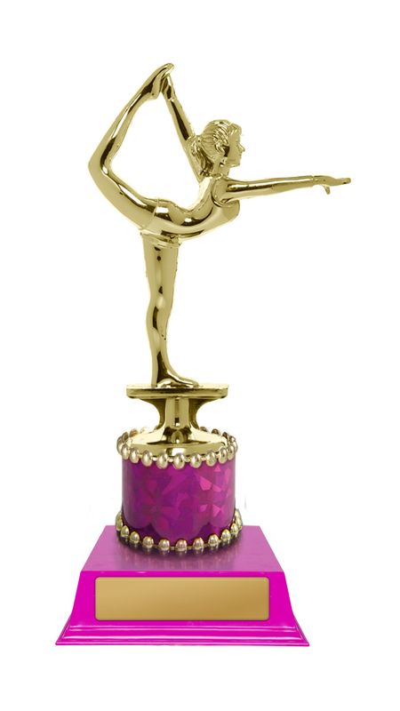 Gymnastics Figure on Base Trophy 150mm