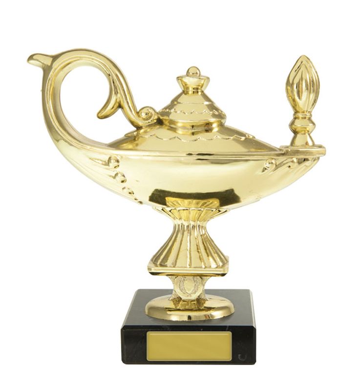 Lamp of Knowledge on Base Public Speaking Cup 205mm
