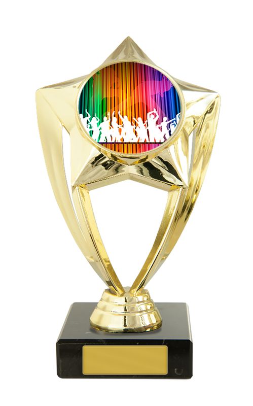 Plastic Dance Theme on Base Trophy 170mm