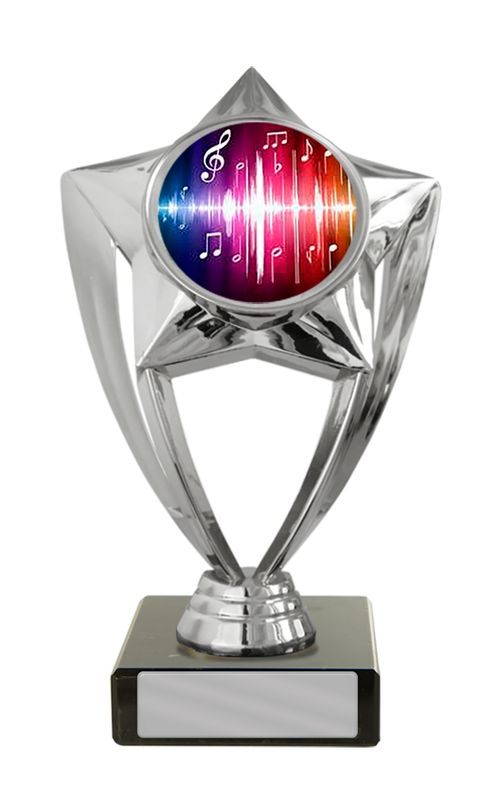Plastic Music Theme on Base Trophy 170mm