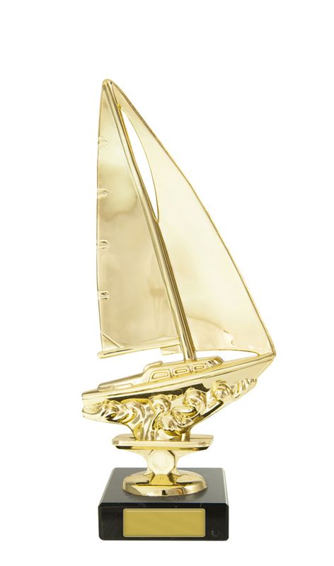 Sailboat on Base Sailing Trophy 170mm