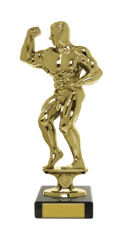 Bodybuilder Male Figure on Base Trophy 150mm