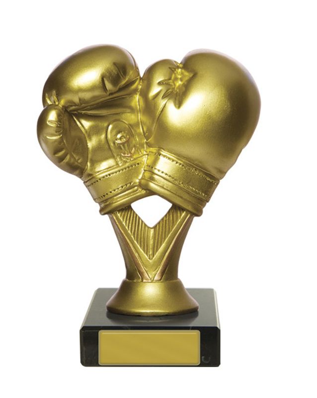 Boxing Figure on Base Trophy 135mm
