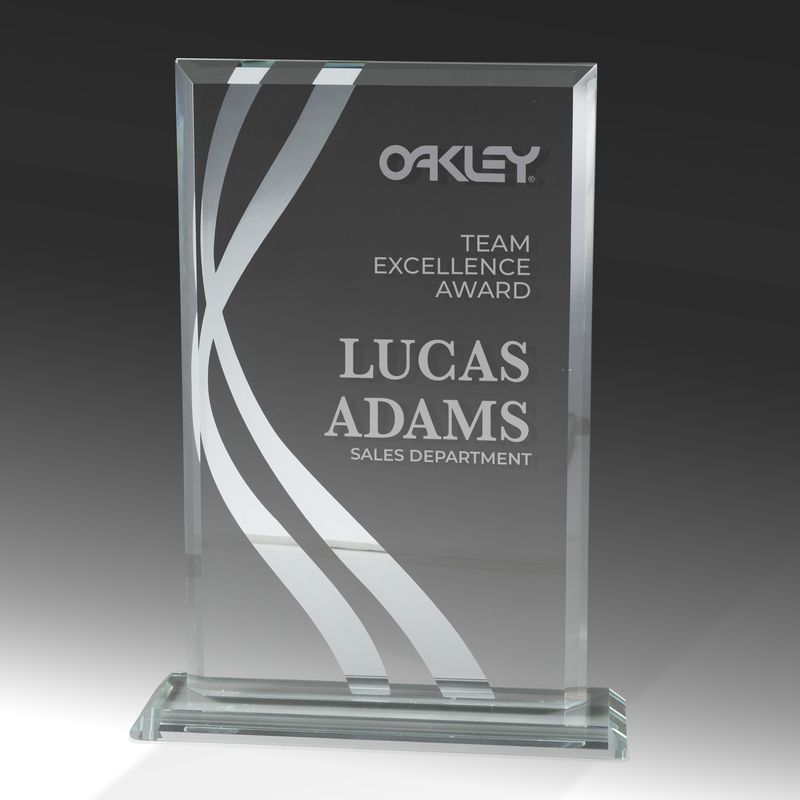 Rectangle Glass Award 180mm