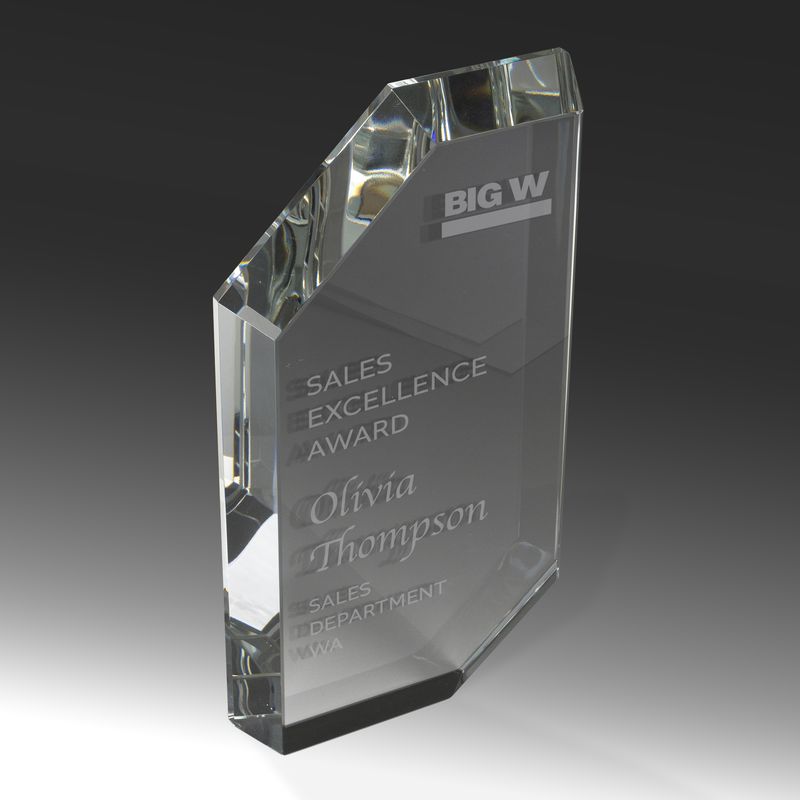 Polygon Crystal Award 260mm